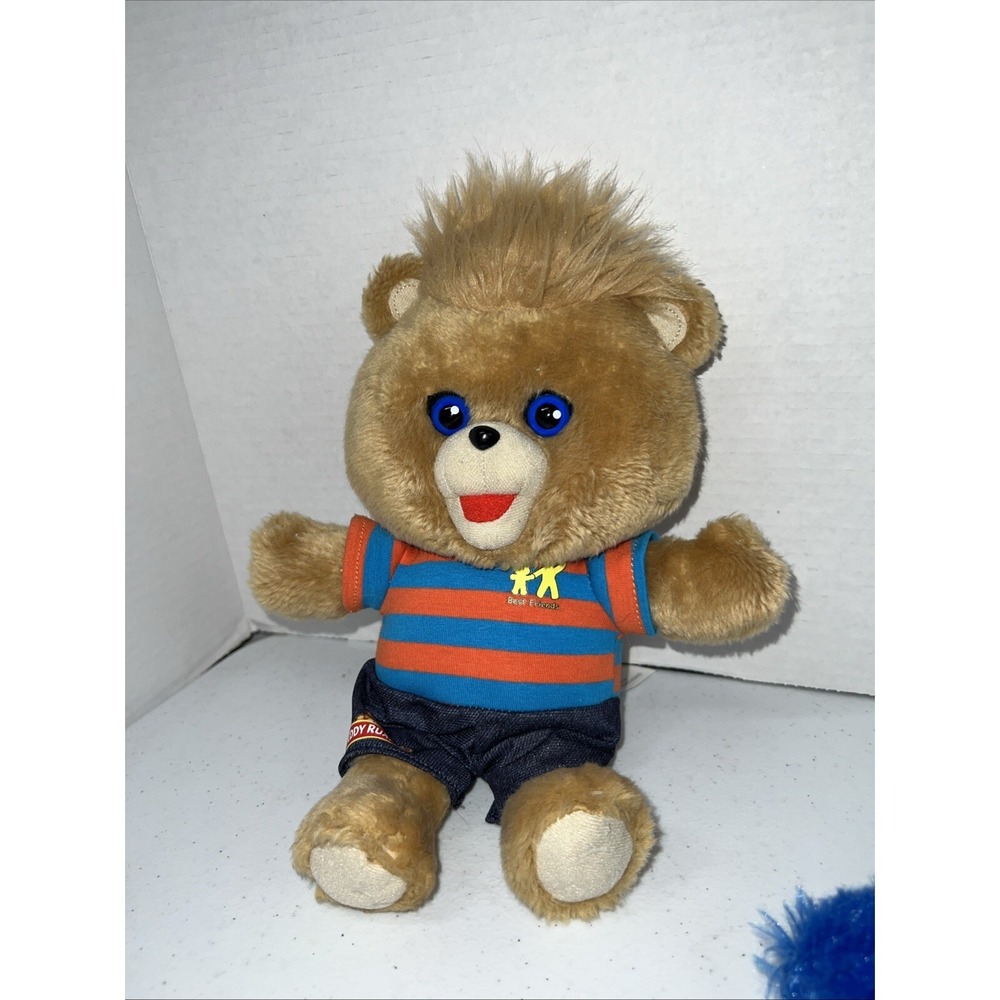 Teddy Ruxpin 2018 Small Talking Best friend Stuffed Animal Plush 10" Works